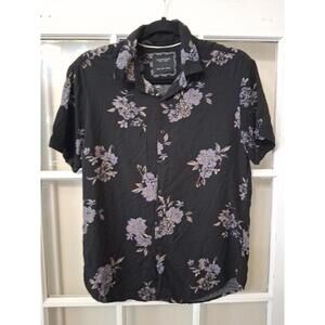 Cactus Man Ricky Singh Men's Short Sleeve Button-Up Shirt Size Small Floral